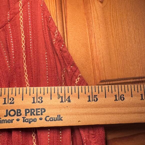 FRYE X Anthropologie 100% Cotton tieired halter dress XS Boho cottagecore - Picture 8 of 9